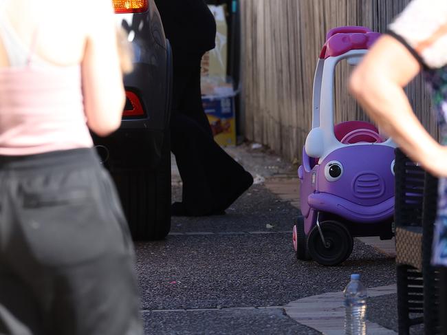 The scene of the tragedy in Deception Bay. Picture: Liam Kidston