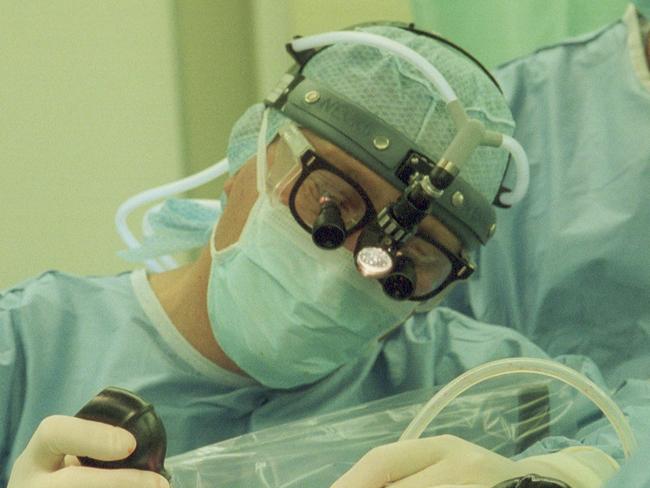 Professor Andrew Kaye, pictured in theatre.