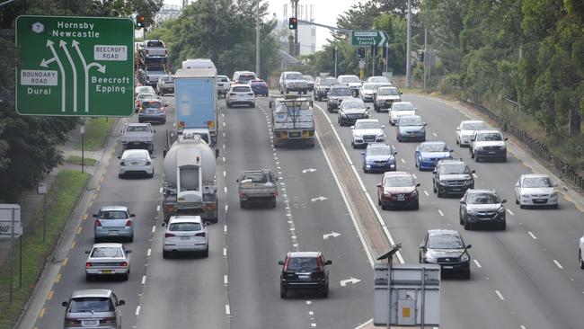 Pennant Hills Rd is one of the busiest roads in NSW.