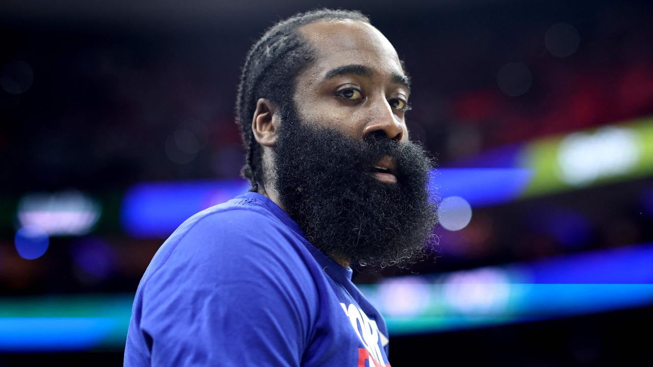 James Harden appears destined for a messy exit from the Sixers. (Photo by Tim Nwachukwu / GETTY IMAGES NORTH AMERICA / Getty Images via AFP)