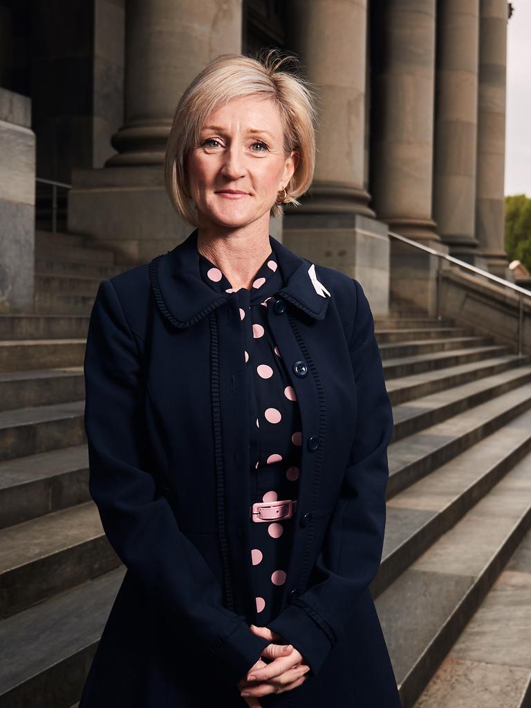 Former Liberal MP Paula Luethen at Parliament House. Picture: Matt Loxton.