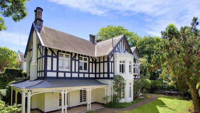 Enthoven owns a historic mansion in Sydney’s Darling Point. Picture: Supplied