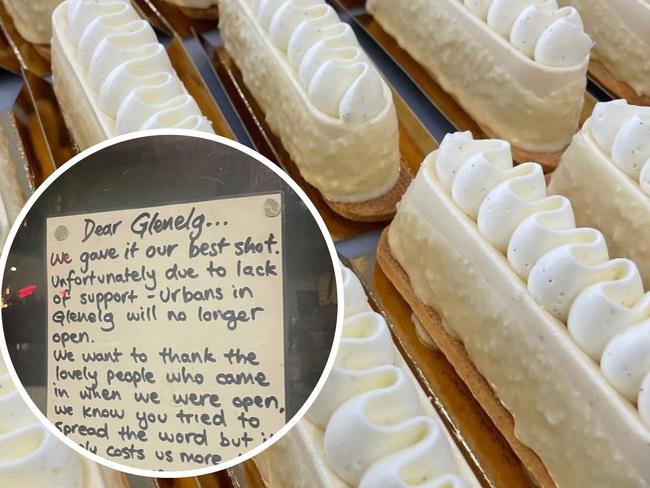 Urban Dessert's message to Glenelg locals.