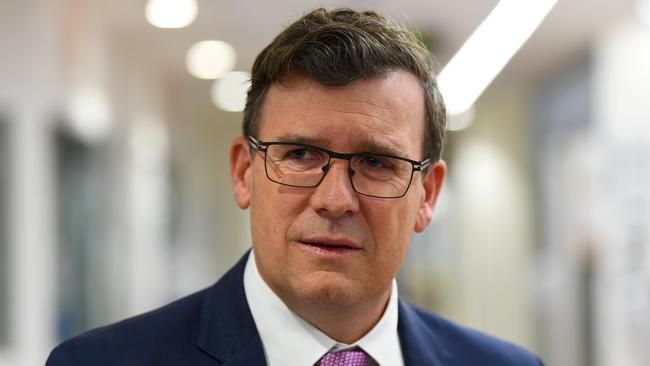 Alan Tudge said racism is not the Australian way. Picture: AAP Image/James Ross