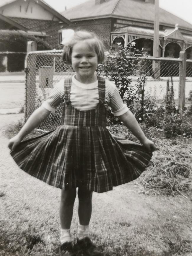 Glyn Scott aged about 4 at her grandmother's home in Parkside. Picture: Supplied