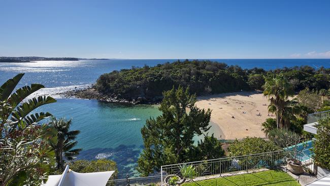 The view of Shelly Beach from the $13m property set to be knocked down. Picture: Supplied.