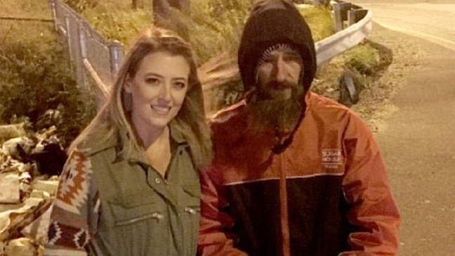 Homeless man receives life changing donations