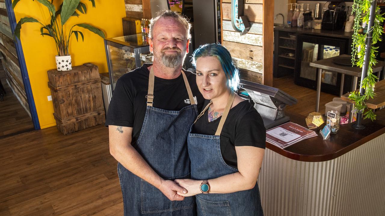 Paul Hallam and Samantha Carmichael of Savour This Eatery. Picture: Nev Madsen.