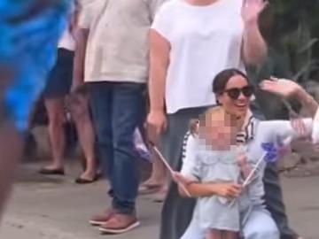 Meghan Markle and Lilibet seen at 4 July 2023 celebrations. Picture: rosewoodmiramarbeach/Instagram