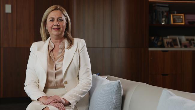 Premier Annastacia Palaszczuk at her office in William Street. Picture Lachie Millard