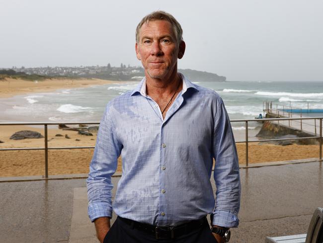 Surfer David Hughes found two bricks of cocaine at Curl Curl Beach on Monday. Picture: Jonathan Ng