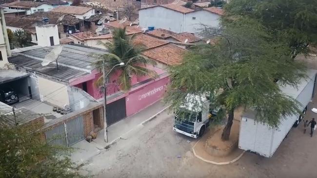 The Pink House in the tiny town of Candido Sales, which is a centre for child prostitution in Brazil.