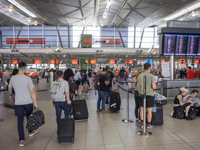 Australian travellers have endured huge airport delays, queues and cancellations. Picture: Simon Bullard