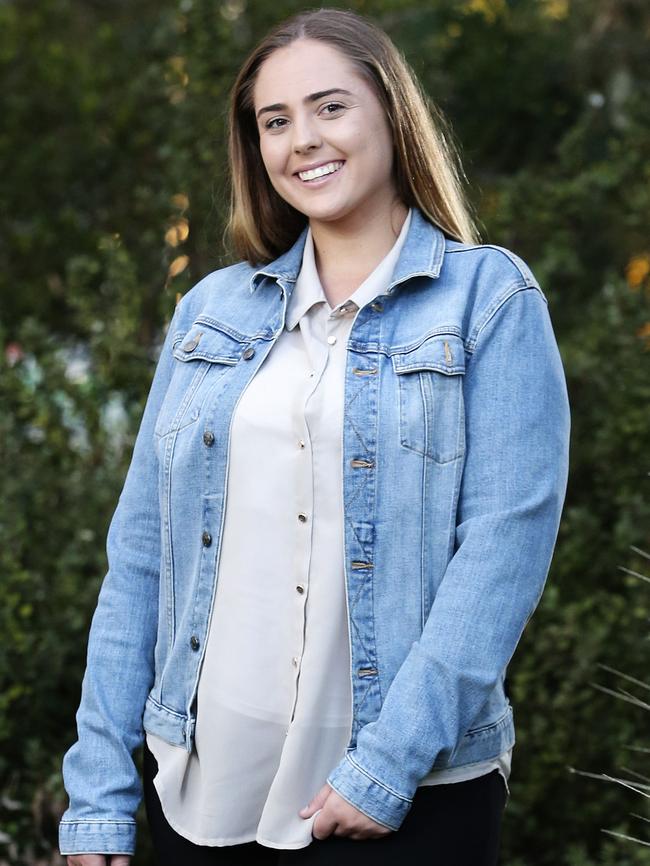 Makayla White is interested in doing a vocational course in nursing and believes the program will encourage more people into apprenticeships. Picture: Justin Lloyd