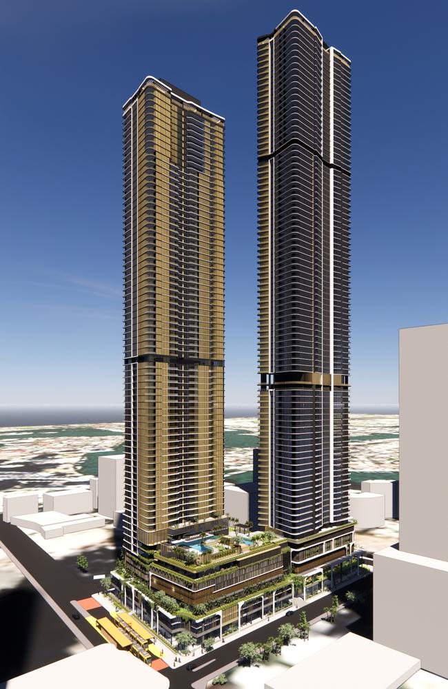 Artist impression of Harry Triguboff Cypress development in Surfers Paradise