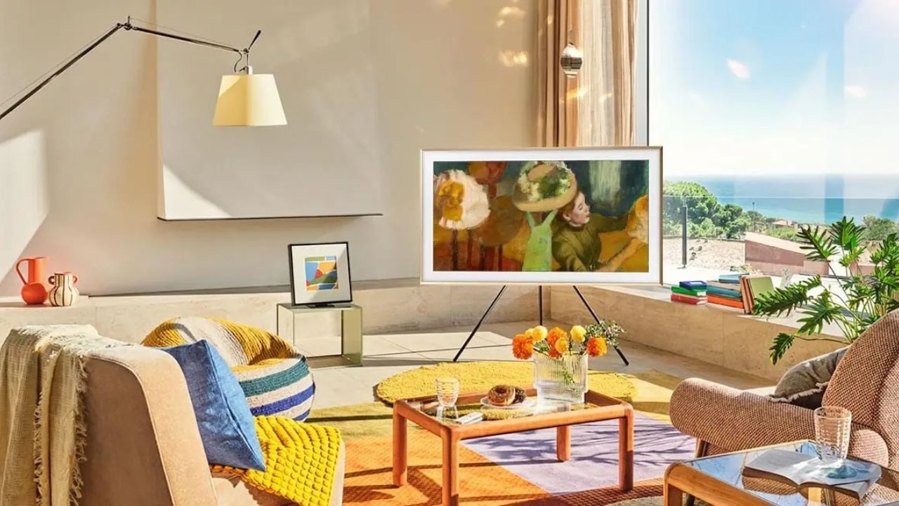 Samsung 55 LS03F The Frame QLED 4K Smart TV 2025. Picture: The Good Guys