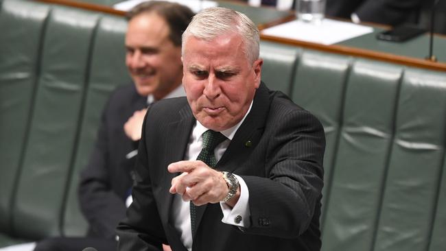 Deputy Prime Minister Michael McCormack was very mad. Picture: AAP Image/Lukas Coch