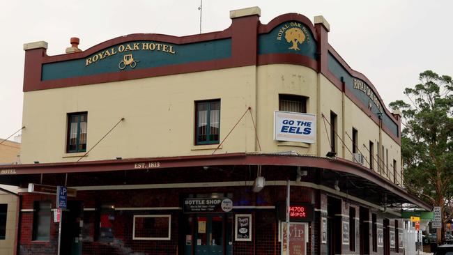 The Royal Oak Hotel in Parramatta. Picture: Angelo Velardo