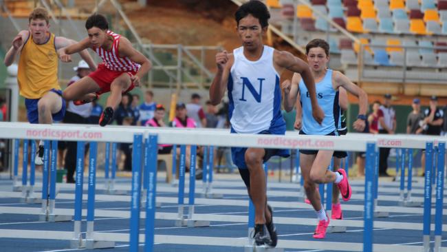 GPS Track and Field Senior Championship action.