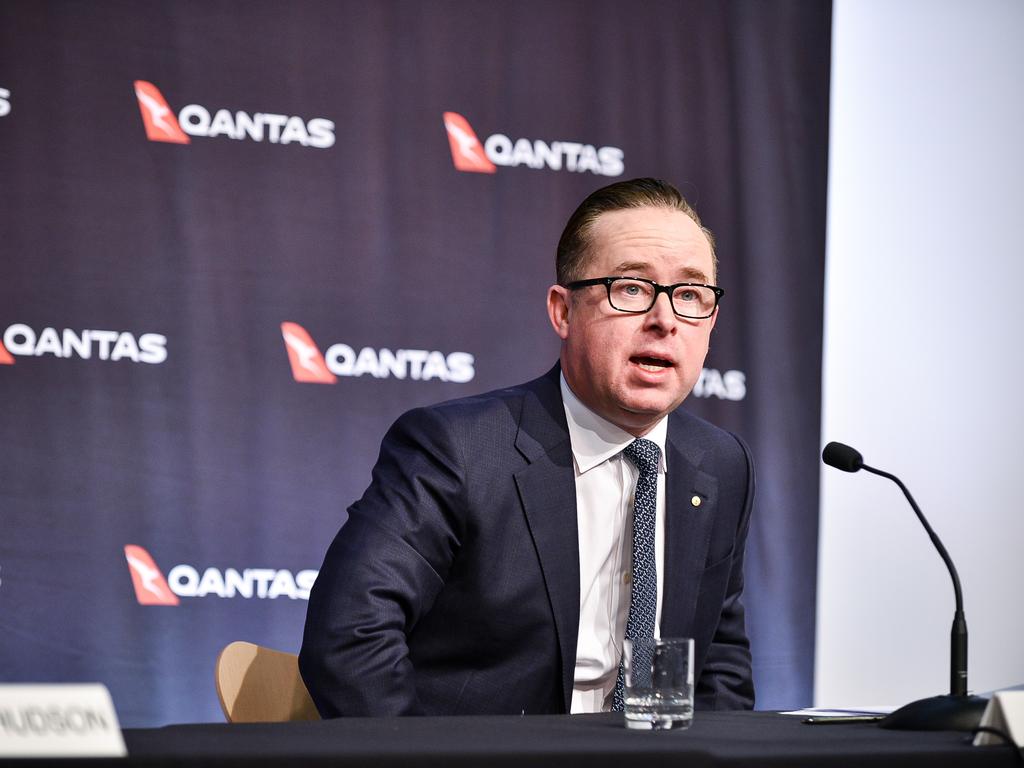 Qantas CEO Alan Joyce. Picture: Flavio Brancaleone