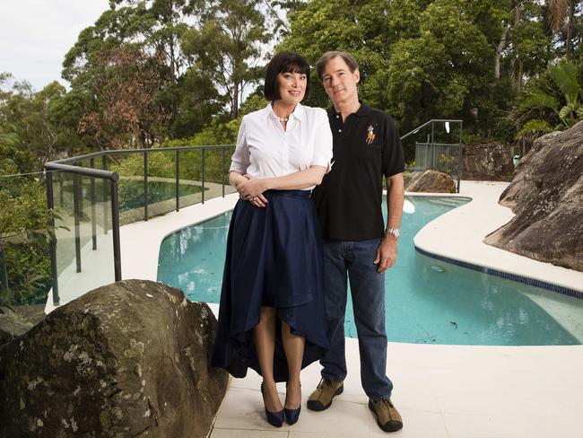 Lisa and David Oldfield at home in Belrose. Picture: Justin Lloyd