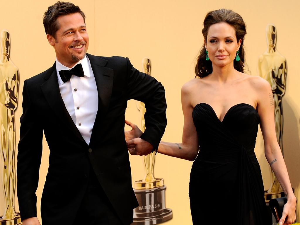 Brad Pitt and Angelina Jolie were Hollywood’s golden couple. Picture: Getty Images