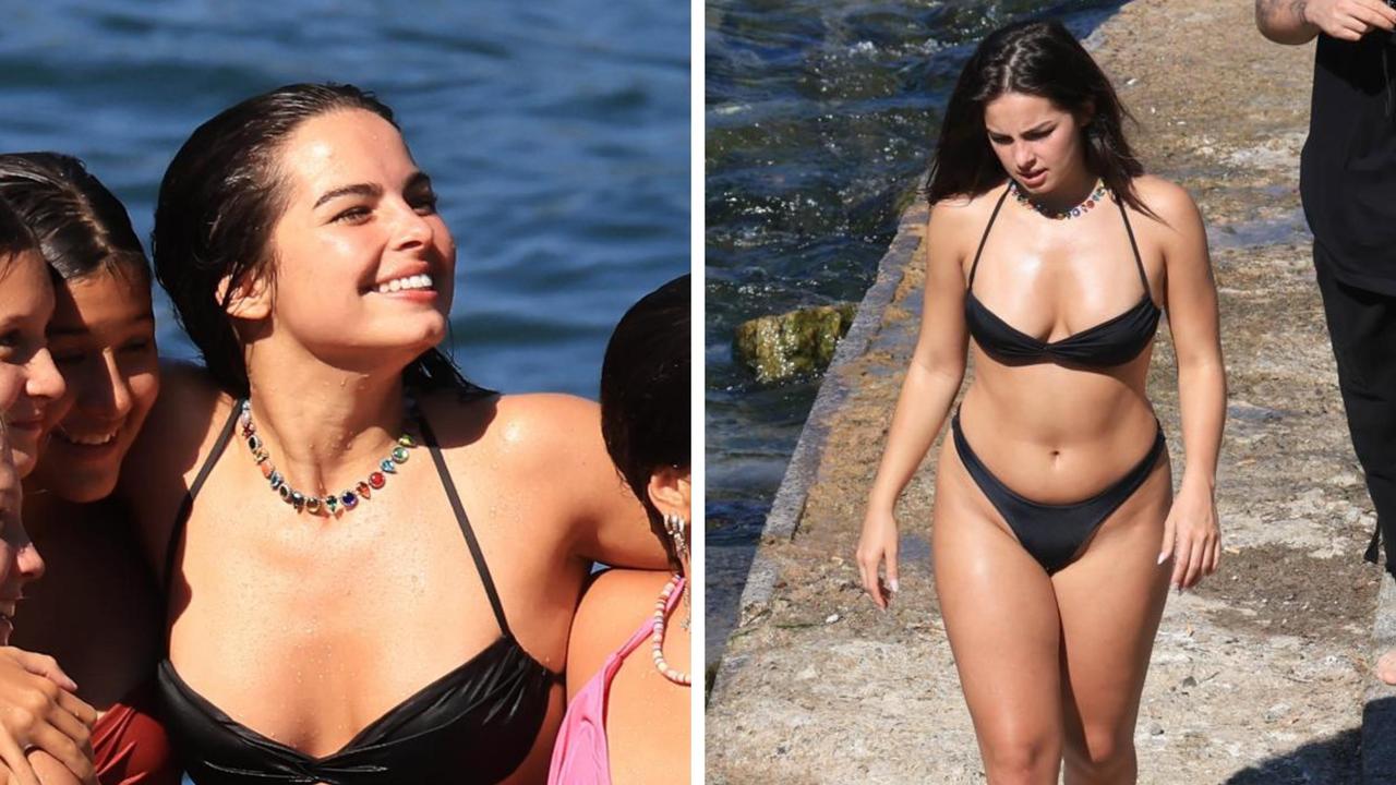 Addison Rae Flaunts Her Bod in a Playful Mismatched String Bikini