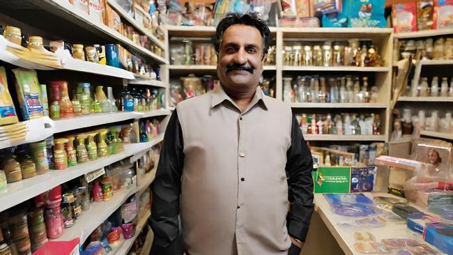 Ahmed Khan is the characterisation of a 53-year-old man of Pakistani heritage who has made Logan Central his home for many years. Picture: AI-Generated