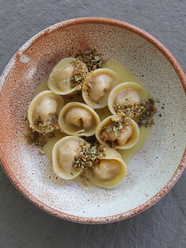 Pumpking and brown butter cappelletti.