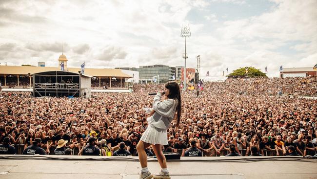 Canadian band Spiritbox at last year’s Knotfest. Picture: Jordan Munns