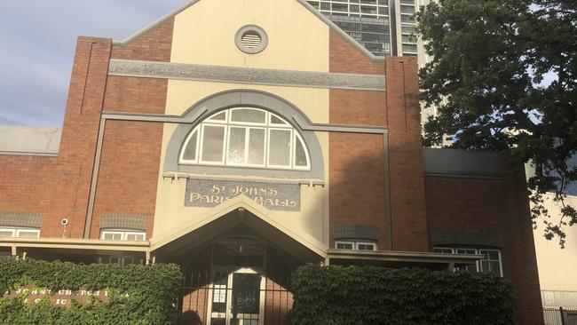 St John's Anglican Parish Hall could be demolished under the church’s lofty plans to transform land it owns at Parramatta.