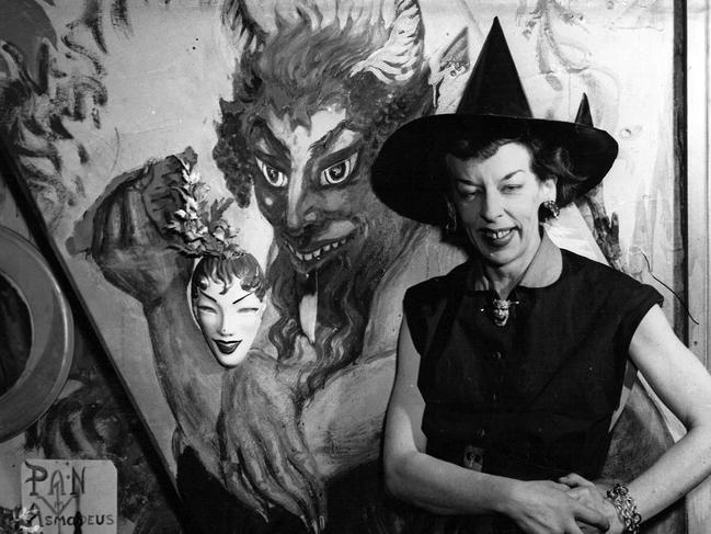 12/02/1957. Rosaleen Norton. Thorn. Artist and occultist.Witchcraft. "Witch of Kings Cross".#hsinstagram.Possibly to do with following article:'I WAS BORN A WITCH!'- ROSALEEN NORTONHere for the first time for centuries a witch has written a fullconfession - a revelation of her weird inhuman power Australasian POST