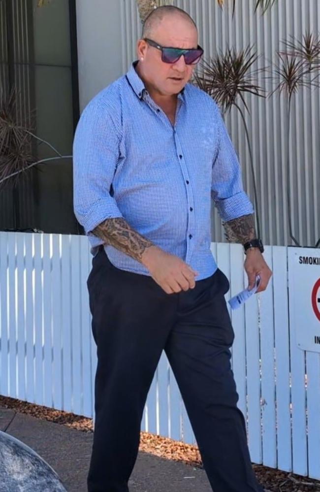 Peter Stuart O’Shea appeared in Darwin Local Court on Wednesday to plead guilty to a single count of failing to provide a sample of blood in the wake of a fatal crash in Berrimah, February 27, 2024. Picture: Zizi Averill