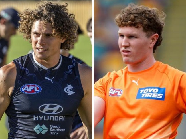 Charlie Curnow and Tom Green are in doubt for Round 1.