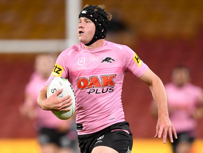 Matt Burton was instrumental for the Panthers in the absence of Nathan Cleary. Image: NRL Photos