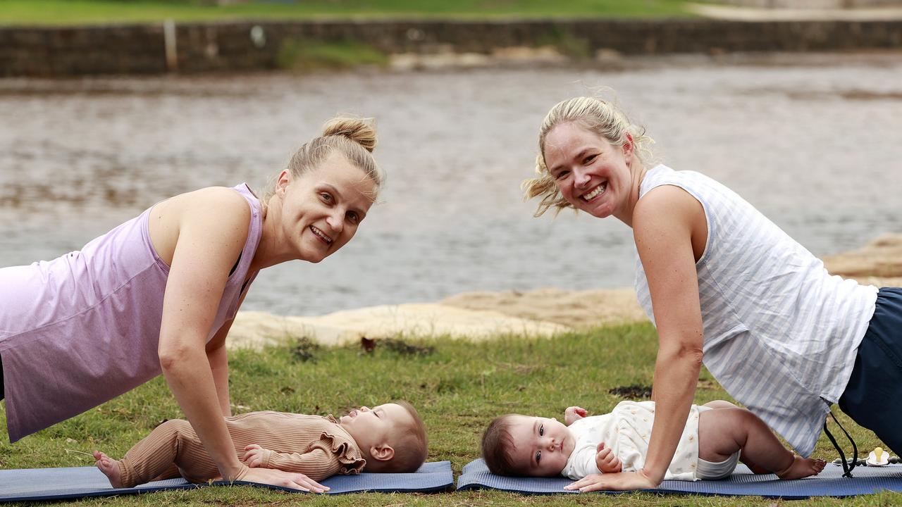 The Buggy Bootcamp in Manly provides a positive space for new mothers to help improve their fitness. Picture: Tim Hunter