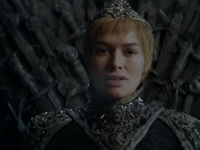 Cersei (Lena Headey) takes the Iron Throne in Game of Thrones