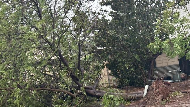 Intense wind gusts of up to 120 km/h were recorded at Port Hedland on Friday. Picture: Facebook.