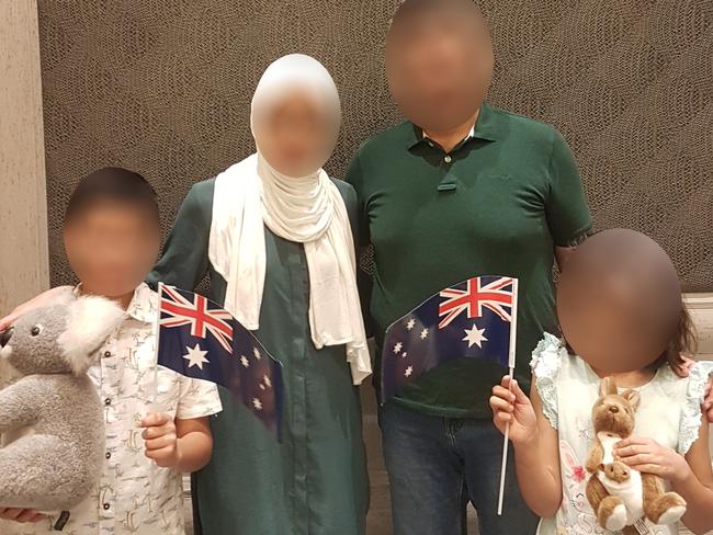 An Australian family from Adelaide who had been in Gaza have made it back home. Picture: Supplied