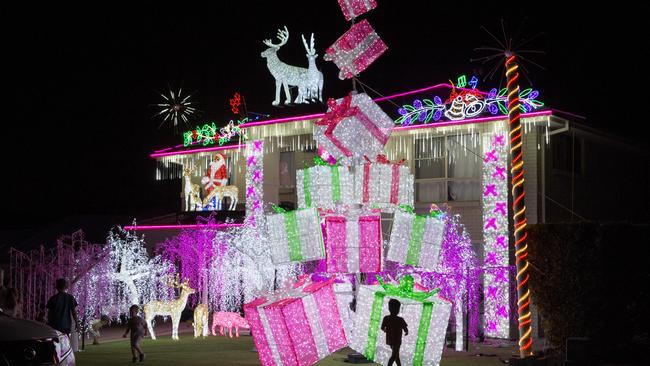 Part of the display at 52 Forest Oak Drive. Photo: Jerad Williams