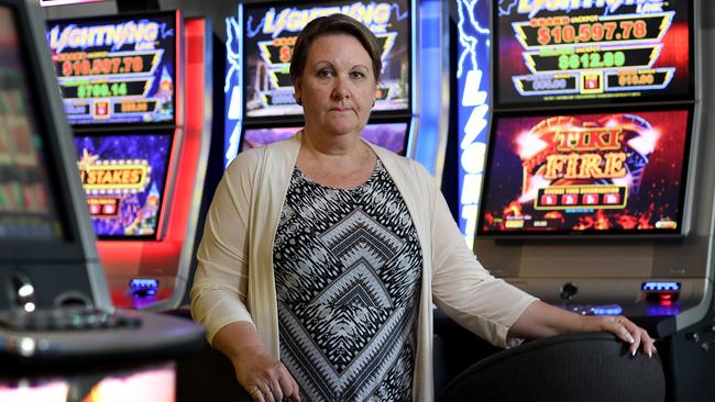 Australians are losing big on pokies. Picture: Marc McCormack