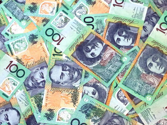 FEDERAL BUDGET 2024: AUSTRALIA - NewsWire Photos - General view editorial generic stock photo of Australian cash money currency. Picture: NCA NewsWire / Nicholas Eagar