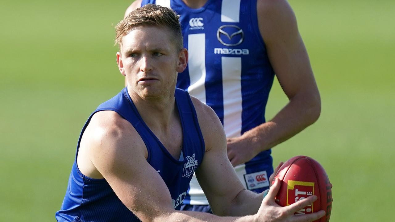 Jack Ziebell at training in January.