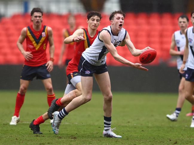 Willem Duursma in action at the under-16 championships. Picture: Chris Hyde/AFL Photos/via Getty Images