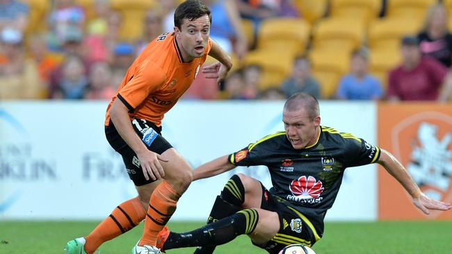Central Coast target Tommy Oar in action for Brisbane Roar last year. Picture: Getty Images