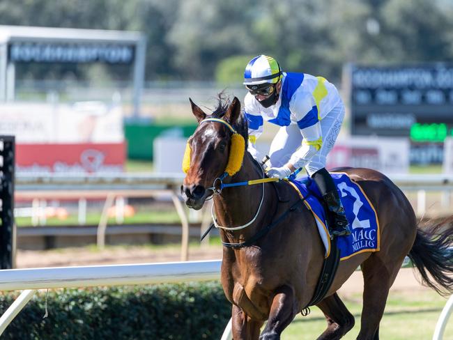 Namazu wins the 2023 Townsville Cup at Cluden Park. Picture: Supplied