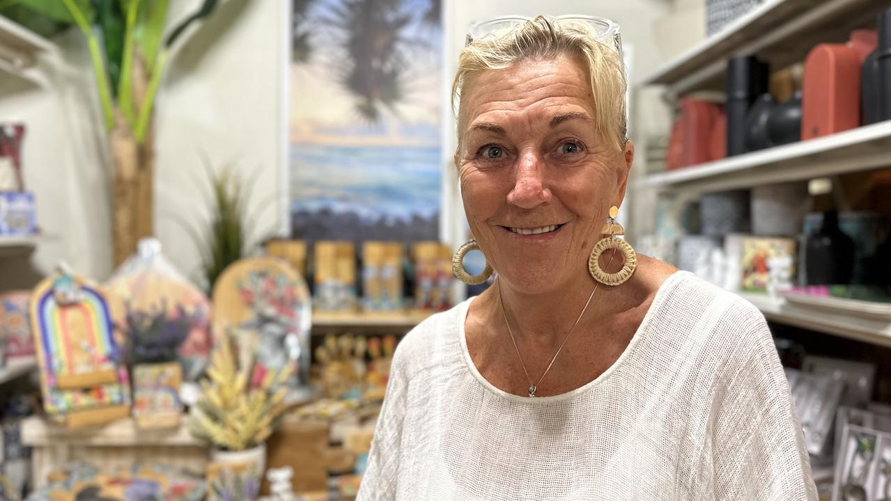 Deb Baker owns three clothing and homeware stores in Mooloolaba.