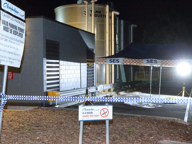 The carpark appears to be part of the Chisholm Institute. Photo: Patrick Herve