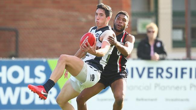 Weitering playing for the Northern Blues in the VFL last year. Picture: Getty Images