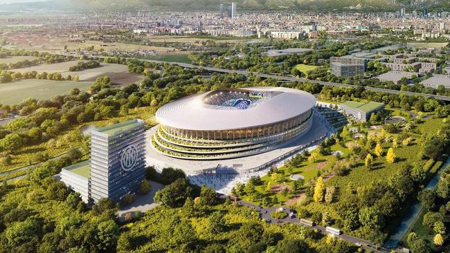 Populous artist impression of the new Inter Milan Stadium.